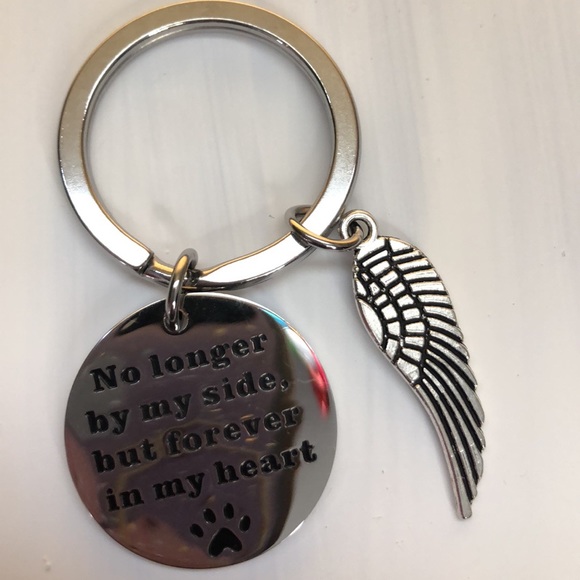 Pet memory Heart ( keychain) stainless steel - Picture 3 of 4